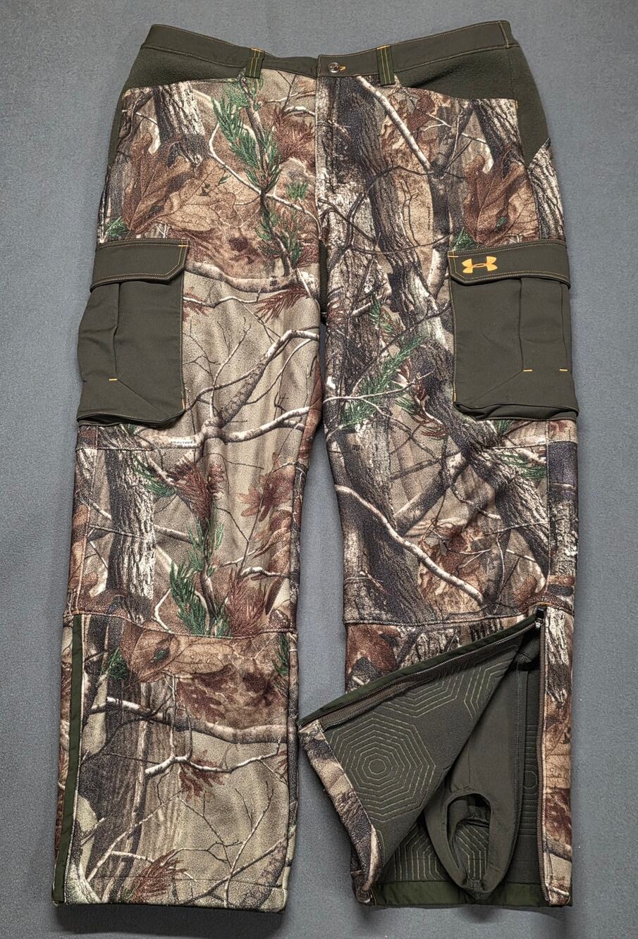 Under Armour Scent Control Cold Gear Infrared Camo Rut Pants Realtree Mens 38